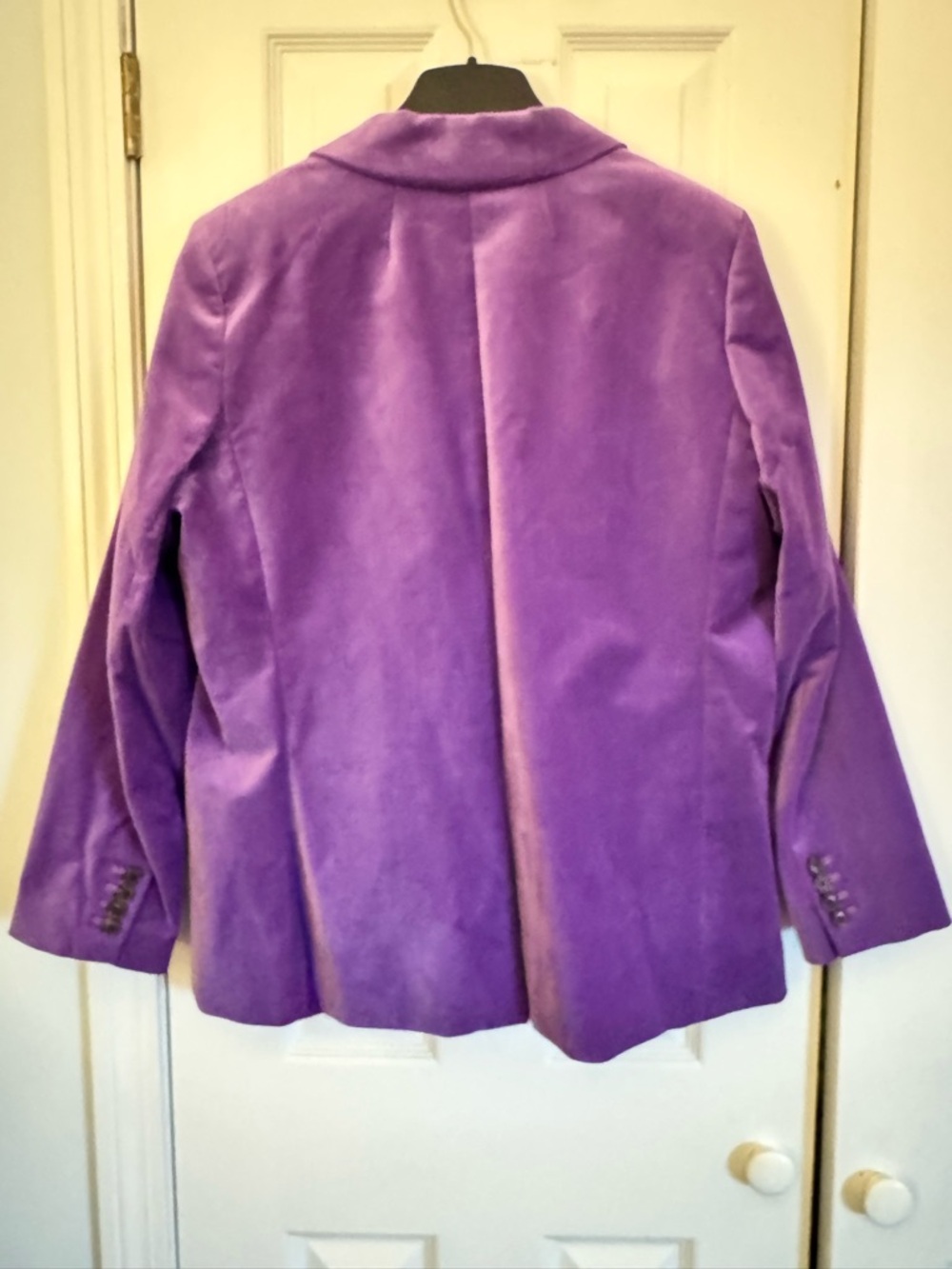 NWT J. Crew Willa blazer in Viola stretch velvet - Picture 9 of 9